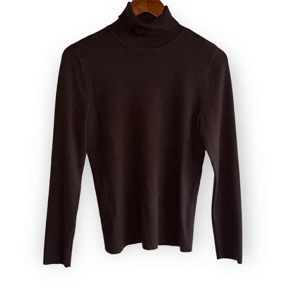 Chico's Brown Turtle Neck Sweater